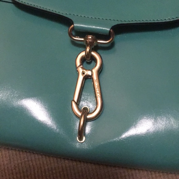 Monsac leather shoulder bag brand new - Picture 3 of 6